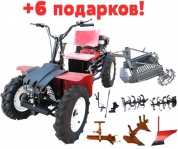 Минитрактор на базе мотоблока Shtenli 1900 Pro Series 18 л.с с ВОМ (ПОНИЖЕННАЯ ПЕРЕДАЧА 3+1)