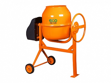 Бетоносмеситель ECO CM-125 (125 л, 650 Вт, 230 В, вес 43 кг)