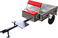 Прицеп для мотоблока (культиватора) ТМ-1700 оцинкованный кузов