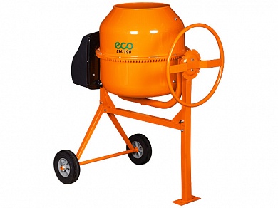 Бетоносмеситель ECO CM-190 (190 л, 1000 Вт, 230 В, вес 57 кг)