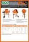 Бетоносмеситель ECO CM-70 (70/50 л, 380 Вт, 230 В, вес 24 кг)