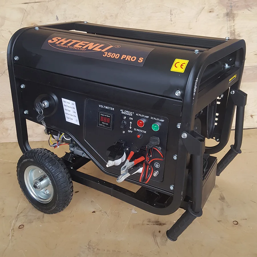 Генератор бензиновый Shtenli PRO 3500-S (2,8 кВт) две розетки 220В