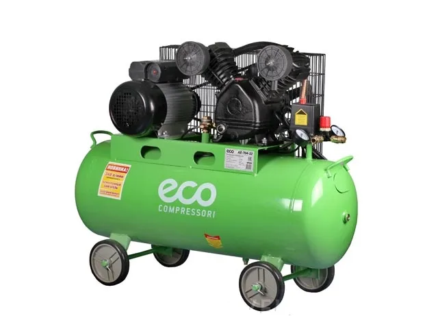 Компрессор ECO AE-1004-22 (380 л/мин, 8 атм, поршневой, масляный, ресив. 100 л, 220 В, 2.20 кВт)