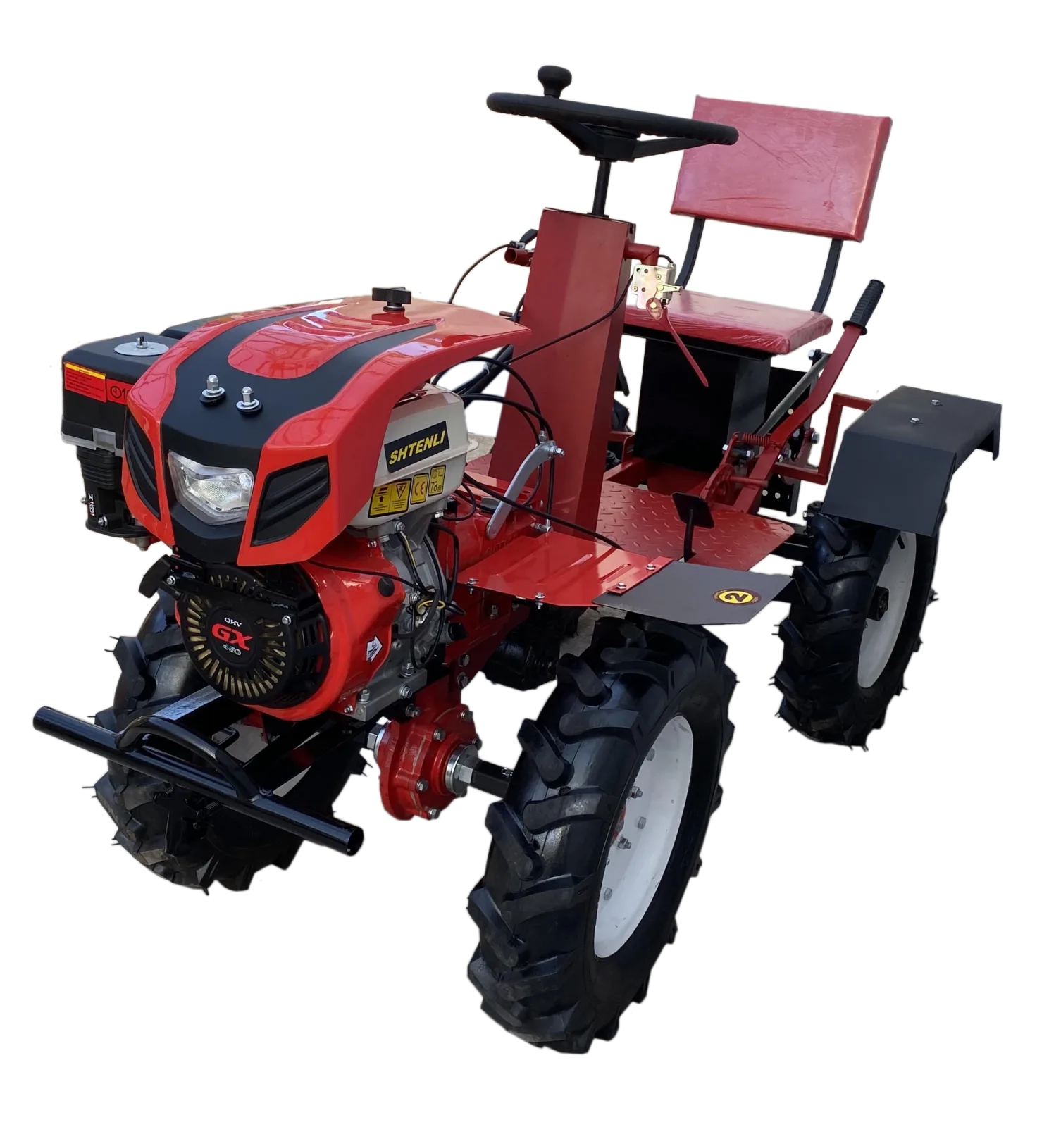 Мотоблок с адаптером под минитрактор Shtenli 1900P PRO (18-PK1). ВОМ (с пониженной передачей)
