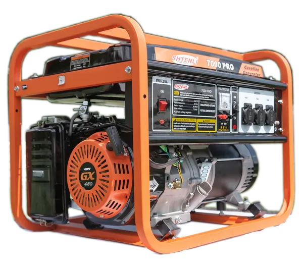 Бензогенератор Shtenli 7000 Pro (6,5 кВт) три розетки 220В