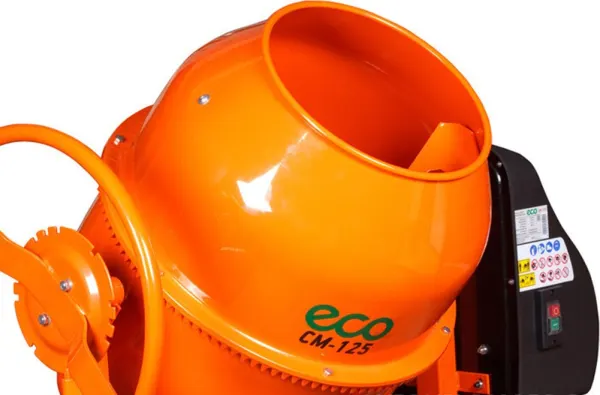 Бетоносмеситель ECO CM-125 (125 л, 650 Вт, 230 В, вес 43 кг) — фото 3