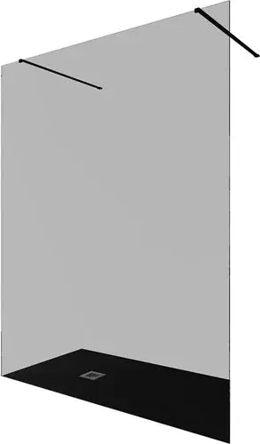 Душевая стенка Allen Brau Infinity 3.21040.BBA.T 323832 (черный браш )