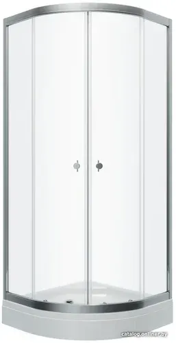 Душевой уголок Triton Альфа Хром А1 80х80 (прозрачное стекло)