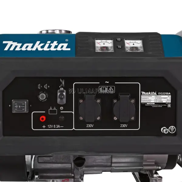 Электростанция бенз. MAKITA EG 2250 A (2.0 кВт, 230 В, бак 15.0 л, вес 50 кг) (EG2250A) — фото 2