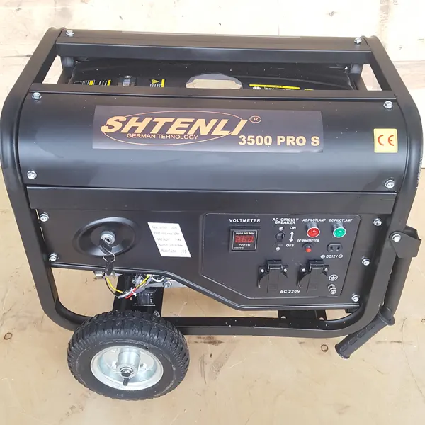 Генератор бензиновый Shtenli PRO 3500-S (2,8 кВт) две розетки 220В — фото 3