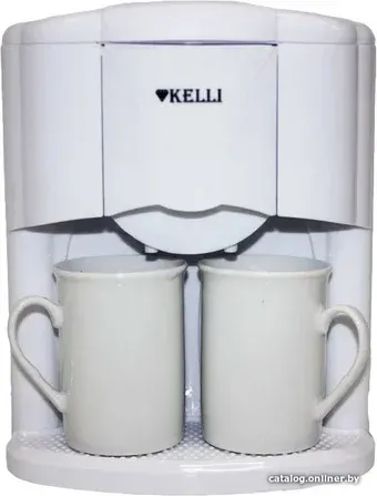 Капельная кофеварка KELLI KL-1491 (белый)