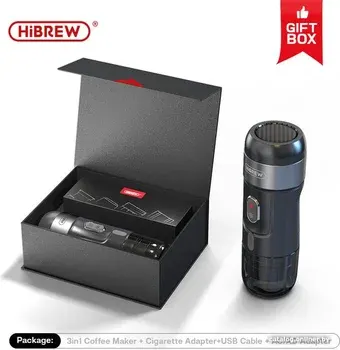 Капсульная кофеварка Hibrew H4A (черный)