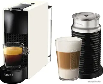 Капсульная кофеварка Krups Essenza Mini & Aeroccino 3 XN111 (белый)
