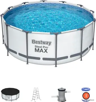 Каркасный бассейн Bestway Steel Pro Max 56420 BW (366х122)