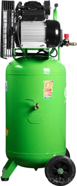 Компрессор ECO AE-1004V-22 (380 л/мин, 8 атм, поршневой, масляный, ресив. 100 л, 220 В, 2.20 кВт) — фото 2