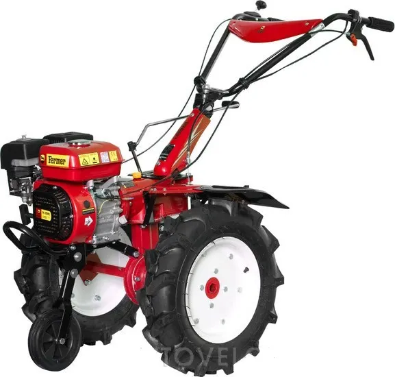 Культиватор с бензиновым двигателем FERMER FM-702MSL (колеса 5.00 — 12, пониженная передача) (7 л.с.)