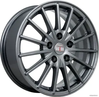 Литые диски Alcasta M60 16x6.5" 5x112мм DIA 57.1мм ET 45мм Graphite