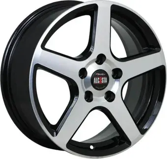 Литые диски Alcasta M62 16x6.5" 5x105мм DIA 56.6мм ET 38мм BKF