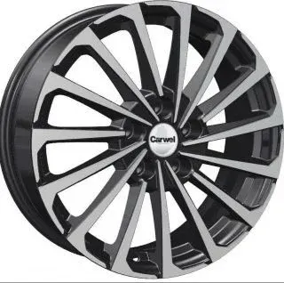 Литые диски Carwel Кагра 1721 17x6.5" 5x114.3мм DIA 64.1мм ET 40мм ABT