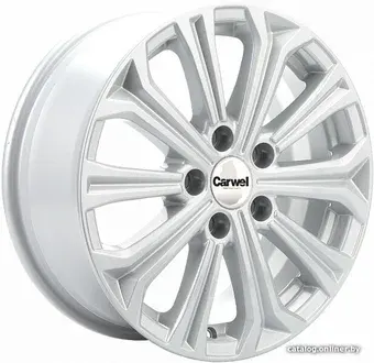 Литые диски Carwel Кудро 1610 16x6.5" 5x108мм DIA 63.35мм ET 50мм SLT