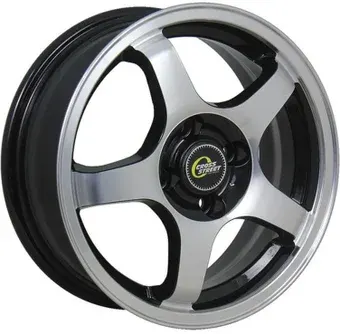 Литые диски Cross Street CR-14 16x6.5" 5x114.3мм DIA 60.1мм ET 45мм BKF