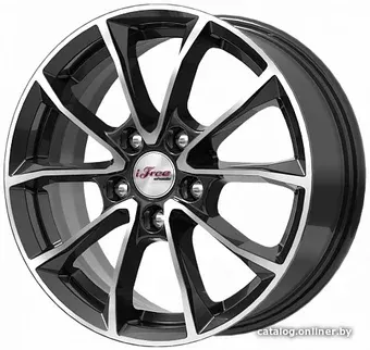 Литые диски iFree Джет (КС914) 16x6.5" 5x114.3мм DIA 67.1мм ET 46мм Блэк Джек