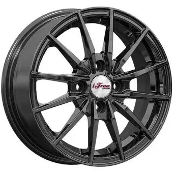Литые диски iFree Финчер (KC1119) 14x5.5" 4x108мм DIA 63.35мм ET 35мм BK