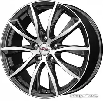 Литые диски iFree Каzантип (КС684М) 18x7.5" 5x105мм DIA 56.6мм ET 38мм Блэк Джек