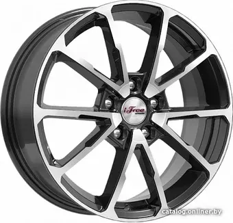 Литые диски iFree Skibidi (КС909) 17x6.5" 5x114.3мм DIA 67.1мм ET 50мм Блэк Джек