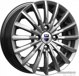 Литые диски K&K Акцент 17x7" 5x100мм DIA 56.1мм ET 48мм Дарк платинум