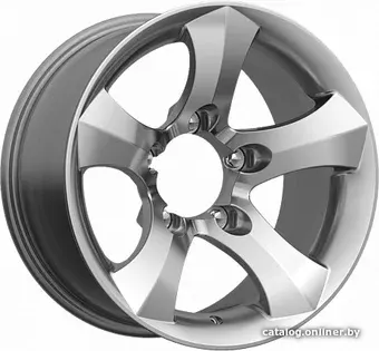 Литые диски K&K Айсберг 16x8" 5x139.7мм DIA 110.1мм ET -10мм Дарк платинум
