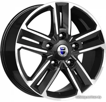 Литые диски K&K Backfire 18x8" 5x127мм DIA 71.6мм ET 56.4мм Алмаз черный