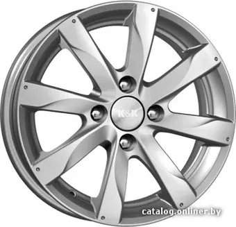 Литые диски K&K Джемини 15x6" 4x100мм DIA 60.1мм ET 40мм Дарк платинум