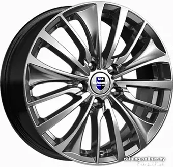 Литые диски K&K Flanker 17x6.5" 5x110мм DIA 65.1мм ET 39мм Дарк платинум