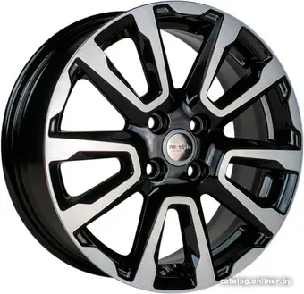 Литые диски K&K КС1026 16x6.5" 4x100мм DIA 60.1мм ET 43мм Алмаз черный