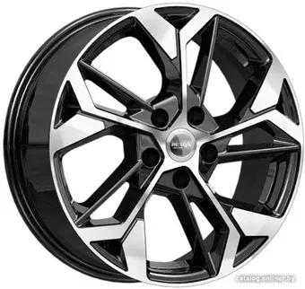 Литые диски K&K КС1062 17x6.5" 5x108мм DIA 65.1мм ET 43мм Алмаз черный