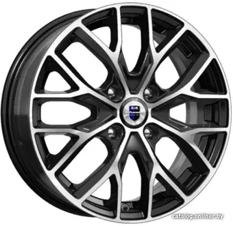 Литые диски K&K Лилиом 16x6" 4x100мм DIA 54.1мм ET 49мм Алмаз черный