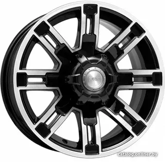 Литые диски K&K Полюс 16x7.5" 6x139.7мм DIA 67.1мм ET 30мм Алмаз черный