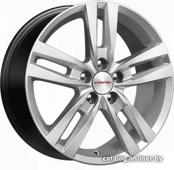 Литые диски K&K Rassvet 16x6.5" 5x114.3мм DIA 67.1мм ET 38мм Сильвер