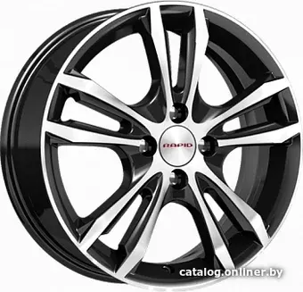 Литые диски K&K Samara 16x6" 5x112мм DIA 66.6мм ET 40мм Алмаз черный