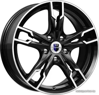 Литые диски K&K Солар 17x7" 5x114.3мм DIA 66.1мм ET 45мм Алмаз черный