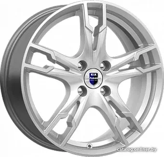 Литые диски K&K Солар 17x7" 5x114.3мм DIA 67.1мм ET 50мм Сильвер