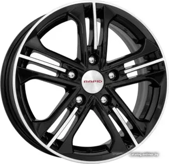 Литые диски K&K Trinity 15x6" 5x100мм DIA 57.1мм ET 38мм Алмаз черный