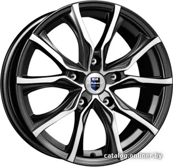Литые диски K&K Твист 17x7.5" 5x114.3мм DIA 67.1мм ET 50мм Алмаз черный