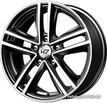 Литые диски K7 K-137 16x6.5" 5x100мм DIA 57.1мм ET 43мм Домино