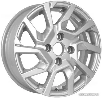 Литые диски KDW KD1420 (КС1090-00) 14x5.5" 4x100мм DIA 60.1мм ET 40мм Silver Painted