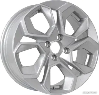 Литые диски KDW KD1620 16x6.5" 5x114.3мм DIA 67.1мм ET 45мм Silver Painted