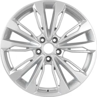 Литые диски KDW KD1830 18x7" 5x114.3мм DIA 67.1мм ET 48мм Silver Painted