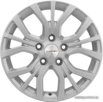 Литые диски Khomen KHW1608 16x6.5" 5x112мм DIA 66.6мм ET 40мм F-Silver