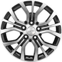 Литые диски Khomen KHW1608 Grand Vitara 16x6.5" 5x114.3мм DIA 60.1мм ET 45мм (Black FP)